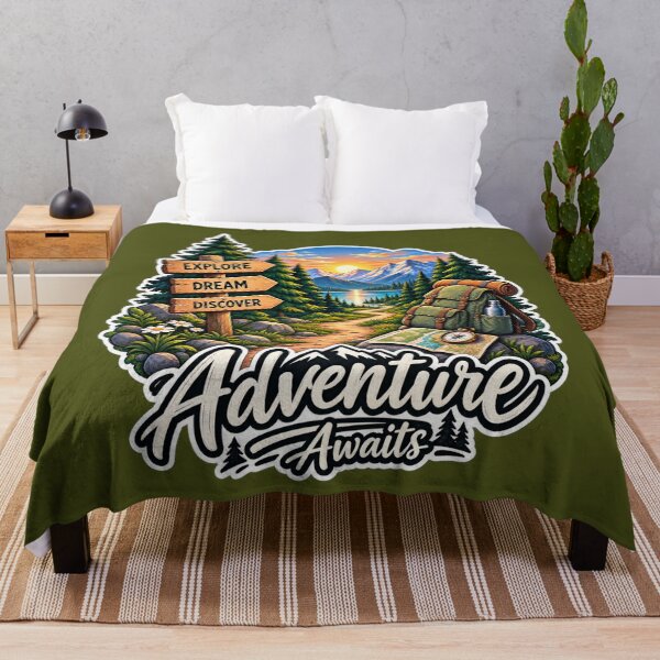 Item preview, Adventure Awaits designed and sold by Nunaprettyshop.