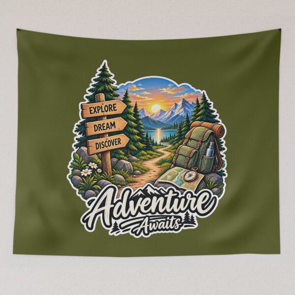 Item preview, Adventure Awaits designed and sold by Nunaprettyshop.
