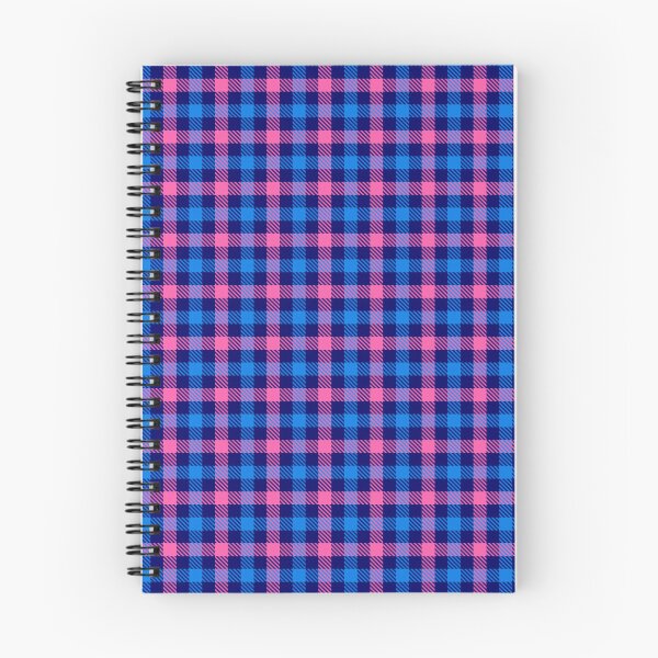 Item preview, Pink And Blue Gingham Check Navy Blue  designed and sold by PatternTitan.