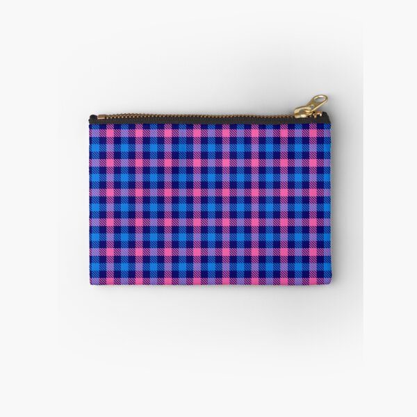 Item preview, Pink And Blue Gingham Check Navy Blue  designed and sold by PatternTitan.