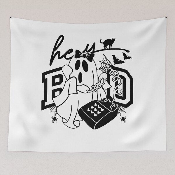 Item preview, Hey Boo Cute Halloween Ghost Kids Girls designed and sold by KroghDs.