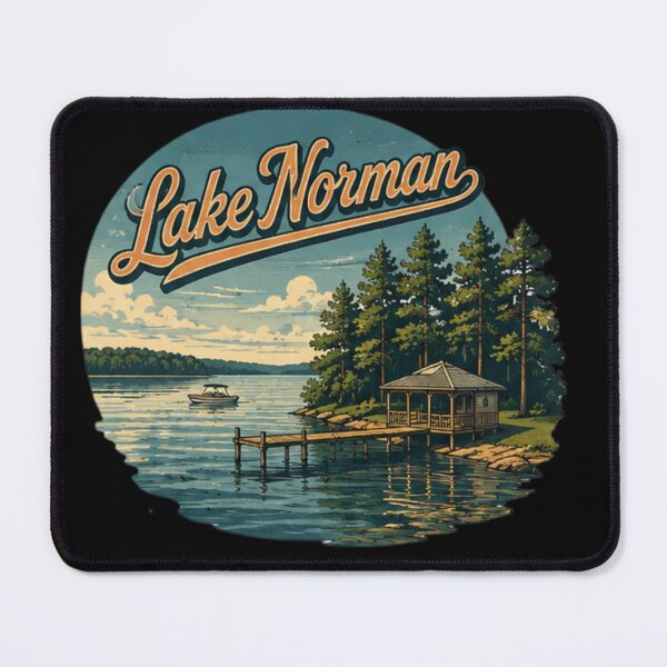 Item preview, Lake Norman peaceful atmosphere of NC designed and sold by DamioPolArt.