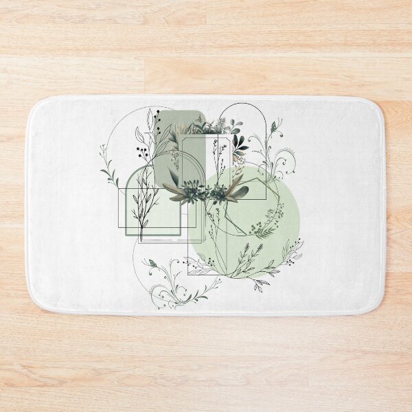 Item preview, Sage Green Botanical Line Art & Geometric Abstract Collage designed and sold by Verantia.