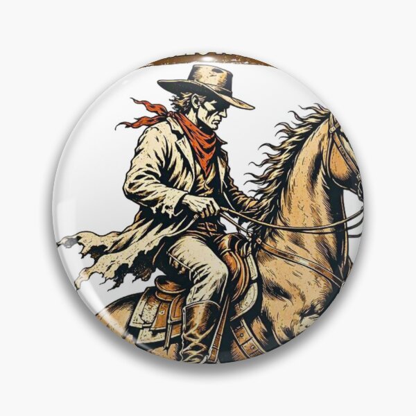 Item preview, HOWDY HALLOWEEN COWBOY GHOST WESTERN YEEHAW RETRO BACK PRINT  designed and sold by EasyTake.