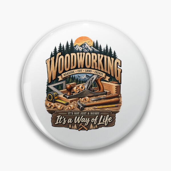 Item preview, Woodworking Vintage Woodworker Tools Retro Carpenter Design designed and sold by MalickaArt.