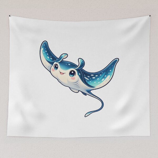 Item preview, Kawaii Marine Manta Ray designed and sold by Krys-Designs.