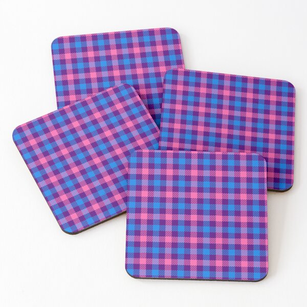 Item preview, Pink And Blue Gingham Check Purple  designed and sold by PatternTitan.