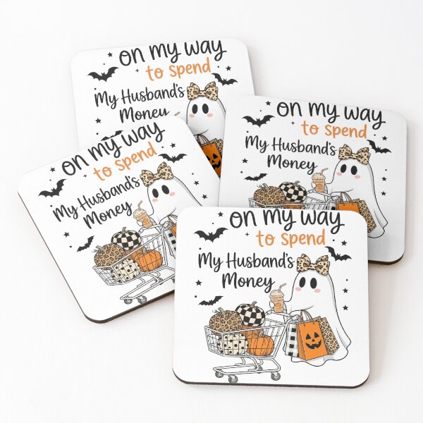 Item preview, Spend Husbands Money Halloween Shopping Ghost designed and sold by KroghDs.