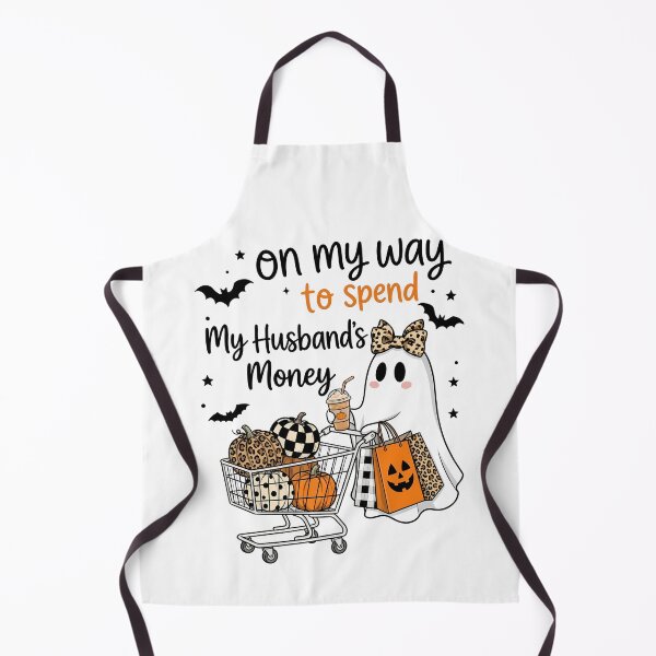 Item preview, Spend Husbands Money Halloween Shopping Ghost designed and sold by KroghDs.