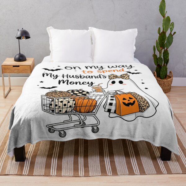 Item preview, Spend Husbands Money Halloween Shopping Ghost designed and sold by KroghDs.