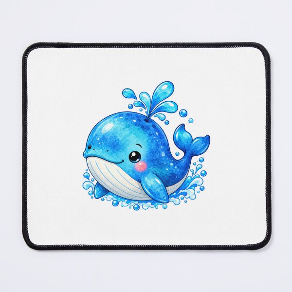 Item preview, Cute Blue Whale | Kawaii Baby Whale designed and sold by Ricomin.