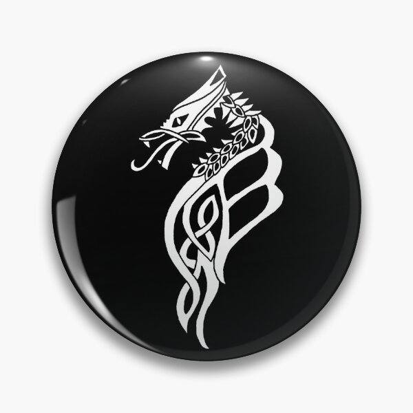 Item preview, Great white Celtic dragon designed and sold by Lagueny.