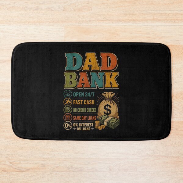 Item preview, Dad Bank Funny Father's Day designed and sold by Animavera.
