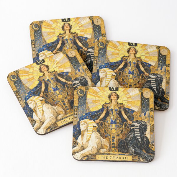 Item preview, The Chariot, The Sovereignty of Will | The Mysteries of the Golden Tarot designed and sold by Stoneflower-Art.