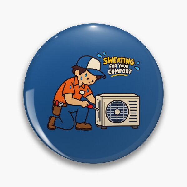 Item preview, Sweating For Your Comfort HVAC designed and sold by NOOKnNOVA.