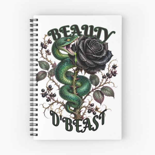 Item preview, 19th-Century Vintage Victorian Snake and Rose Graphic designed and sold by El-RoiDesigns.