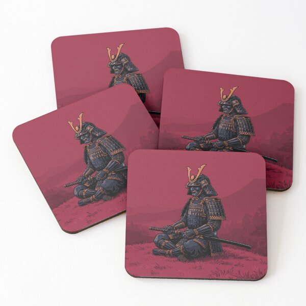 Item preview, Samurai Red and Black - Panoramic Deskmat I designed and sold by Yaremchuk.