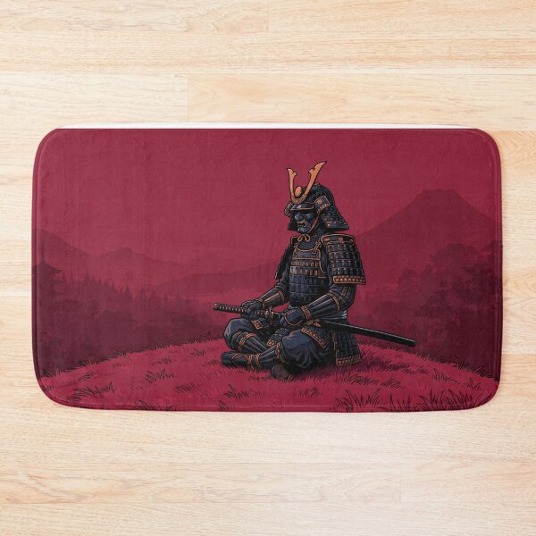 Item preview, Samurai Red and Black - Panoramic Deskmat I designed and sold by Yaremchuk.