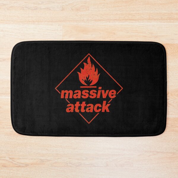 Item preview, Massives Attacks Grunge Flame Warning designed and sold by PomboGayArt.