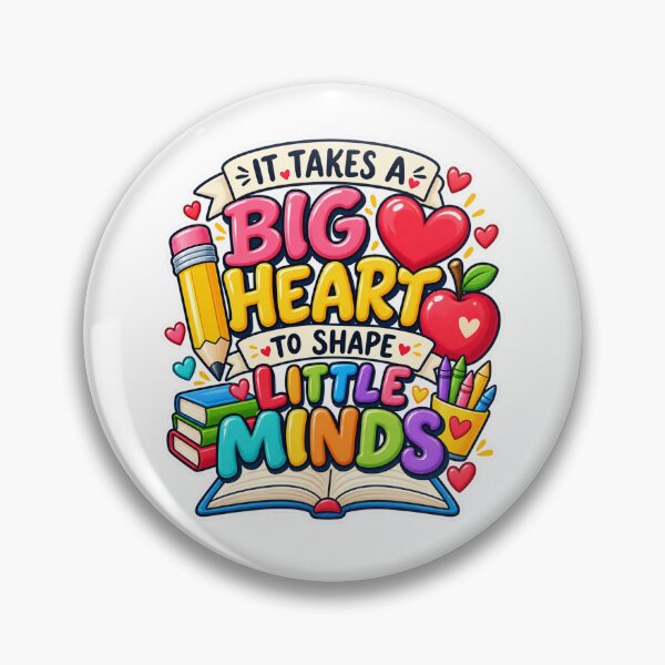 Item preview, it takes a big heart to shape little minds  designed and sold by OCD_JESSICA.