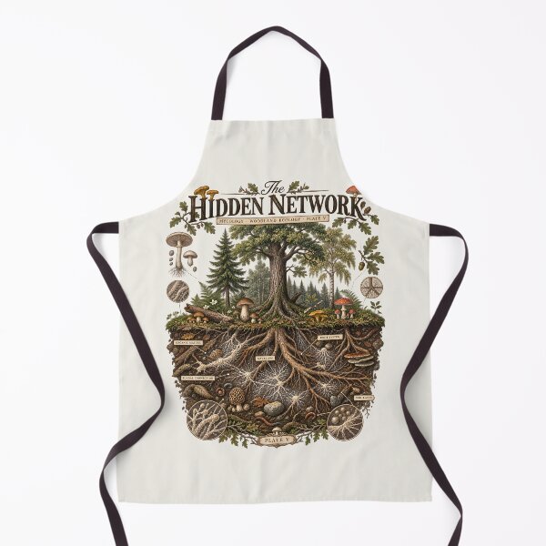Item preview, The Hidden Network – Vintage Mycology Scientific Plate designed and sold by Creatiforge.