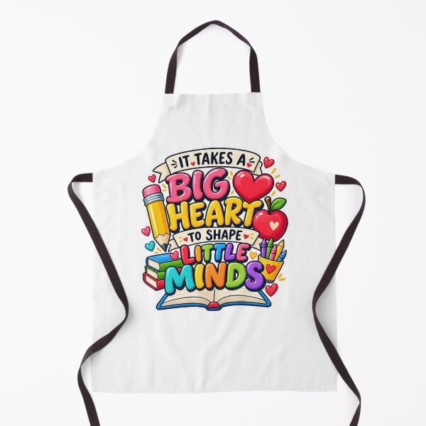 Item preview, it takes a big heart to shape little minds  designed and sold by OCD_JESSICA.