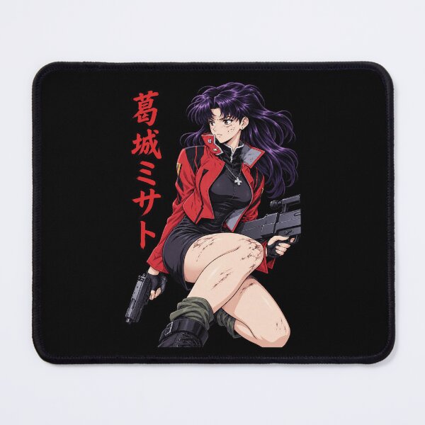 Item preview, Misato Katsuragi Evangelion Manga Style designed and sold by PatriciaNavar.