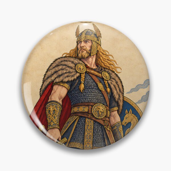 Item preview, Beowulf Anglo-Saxon Inspired Illuminated Manuscript Art designed and sold by Moviebuff91.
