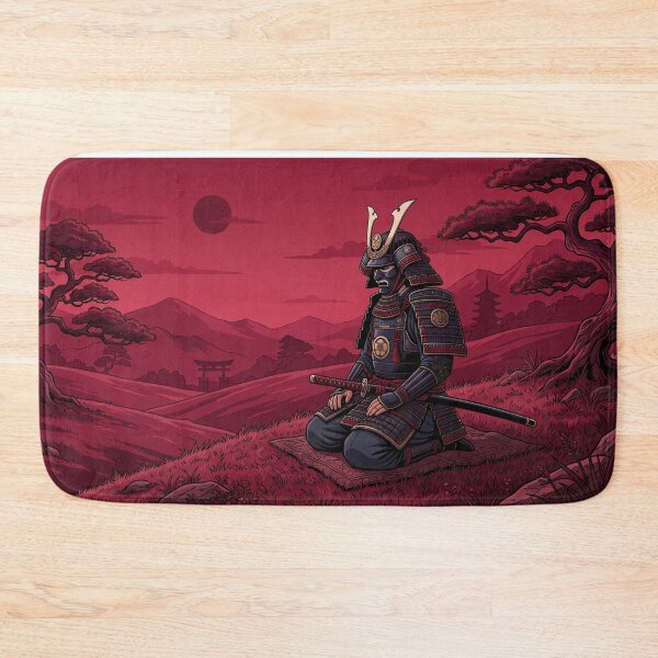 Item preview, Samurai Red and Black - Panoramic Deskmat II designed and sold by Yaremchuk.