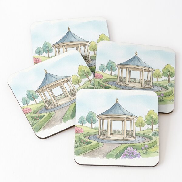 Item preview, Garden Gazebo Rotunda Peaceful Retreat designed and sold by Dreamic.Art.