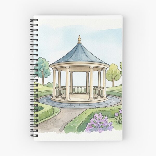 Item preview, Garden Gazebo Rotunda Peaceful Retreat designed and sold by Dreamic.Art.