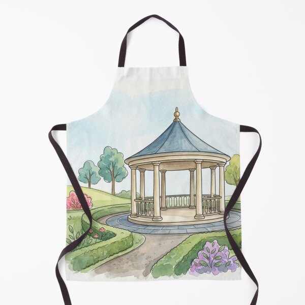 Item preview, Garden Gazebo Rotunda Peaceful Retreat designed and sold by Dreamic.Art.