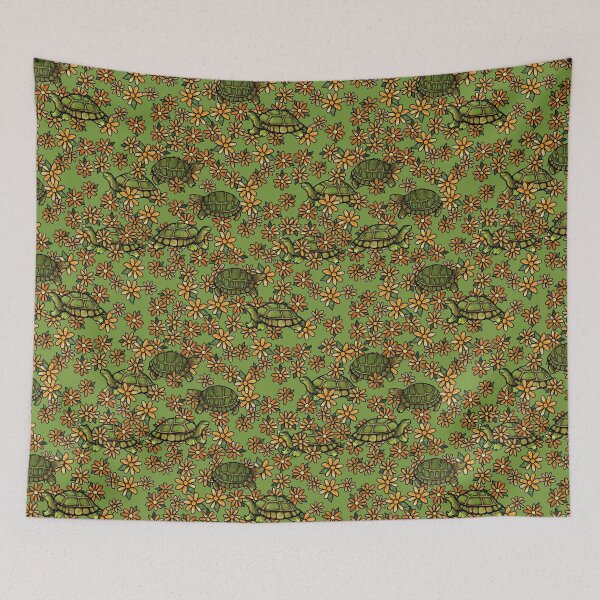 Item preview, Turtles and Daisies designed and sold by lacychenault.