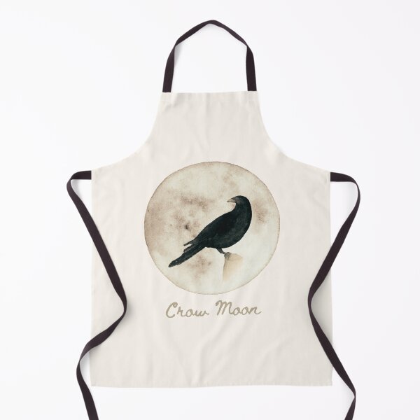 Item preview, Crow Moon Illustration designed and sold by FarnwirbelArt.