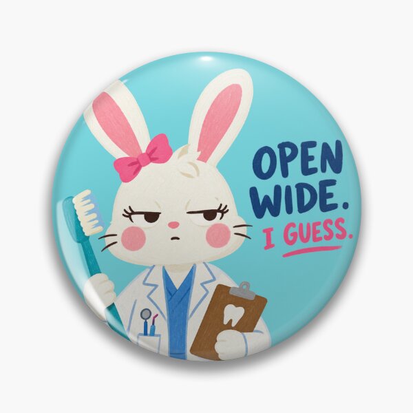 Item preview, Funny Dentist Bunny Open Wide I Guess designed and sold by SayMaria.