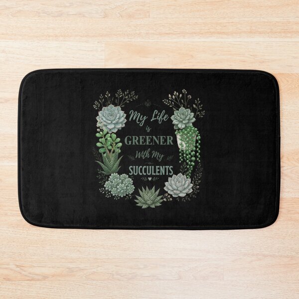 Item preview, My Life Is Greener With My Succulents designed and sold by AleksandraJac05.