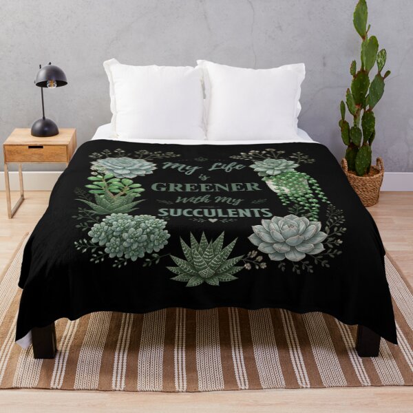 Item preview, My Life Is Greener With My Succulents designed and sold by AleksandraJac05.