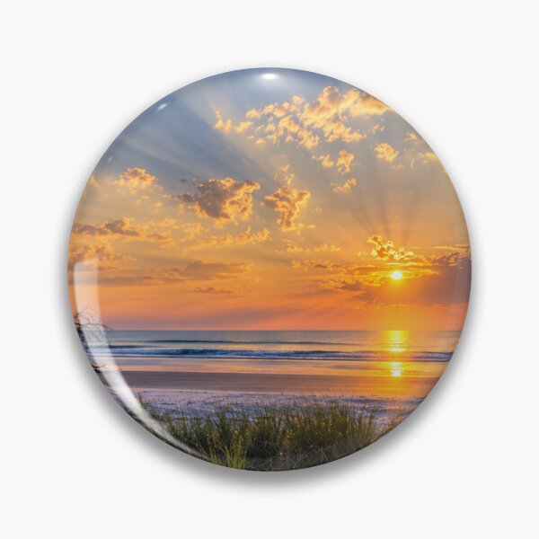 Item preview, Golden Sunset Beach with Palm Tree designed and sold by Wild Bloom Paws.