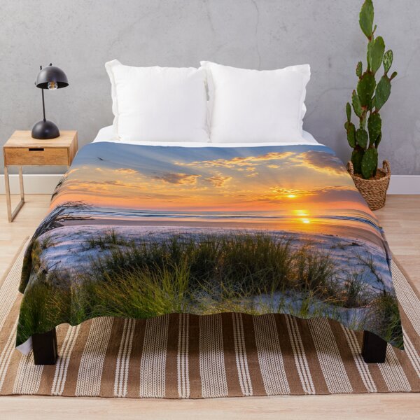 Item preview, Golden Sunset Beach with Palm Tree designed and sold by Wild Bloom Paws.