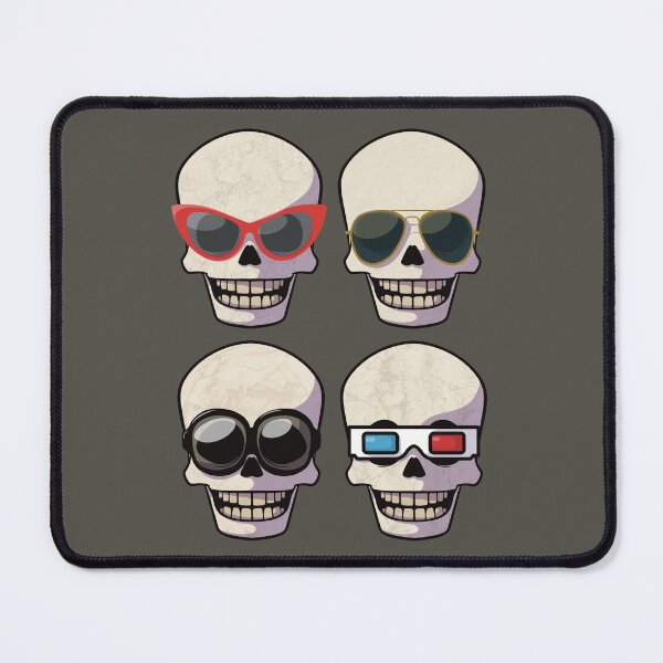 Item preview, Skeletons Trying on Glasses designed and sold by WatershipBound.