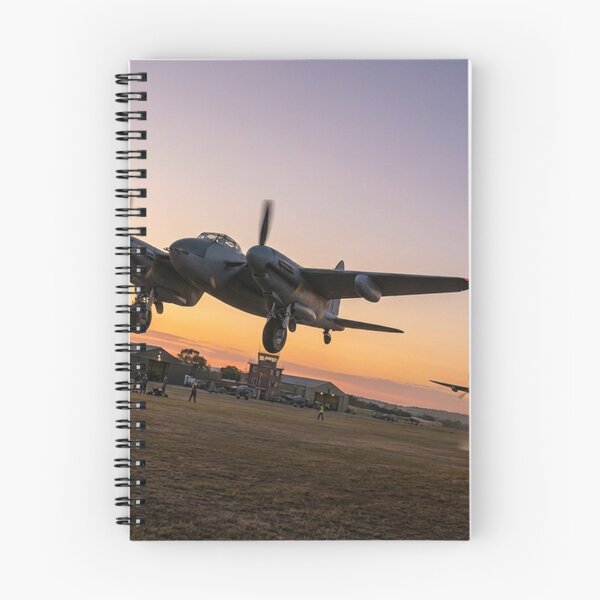 Item preview, Mosquito Squadron Sunset Takeoff Illustration designed and sold by Airpower Art.