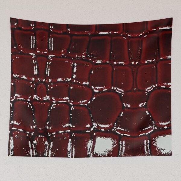 Item preview, Dark Red Crocodile Leather, Red Aesthetic, Dark Academia designed and sold by We Are Stardust.