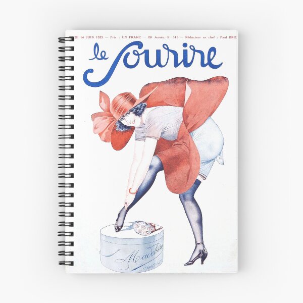 Item preview, Vintage French Fashion Art, Madame Sans-Gêne Illustration, 1920s Art Deco Print designed and sold by RickE.