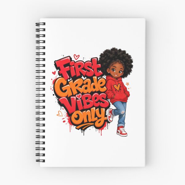 Item preview, First Grade Vibes Only – Black Girl Back to School designed and sold by MomParentADHD.