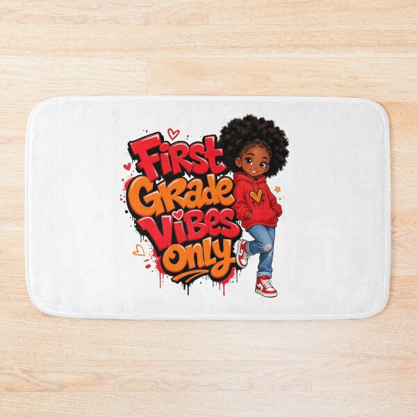 Item preview, First Grade Vibes Only – Black Girl Back to School designed and sold by MomParentADHD.