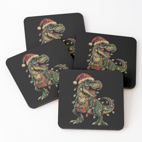 Item preview, Retro Christmas T Rex Dinosaur Holiday Lights Gift  designed and sold by Moizento.