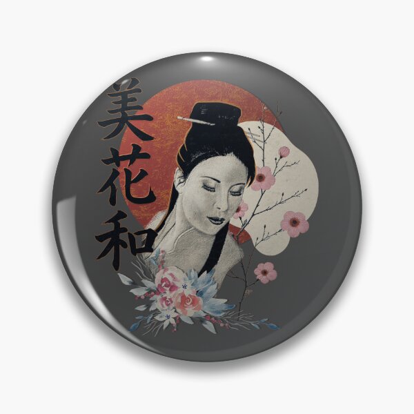 Item preview, Japanese Geisha Floral Vintage Art designed and sold by RonnyMilleo.