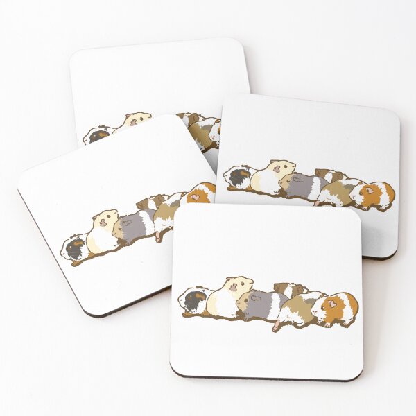 Item preview, Guinea pigs lined up side by side. designed and sold by Lichtmuhle.