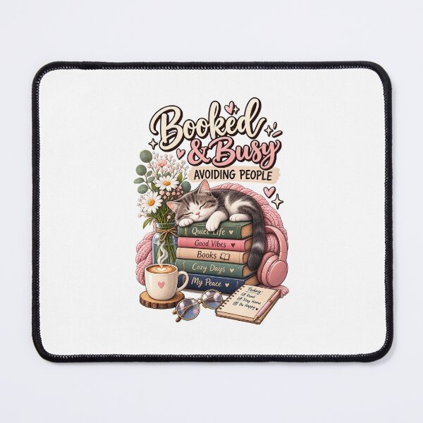 Item preview, “Booked and Busy Avoiding People” ? designed and sold by QuietModeCo.