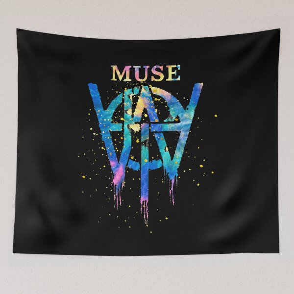Item preview, Muses Band Galaxy Watercolor Dripping  designed and sold by PomboGayArt.